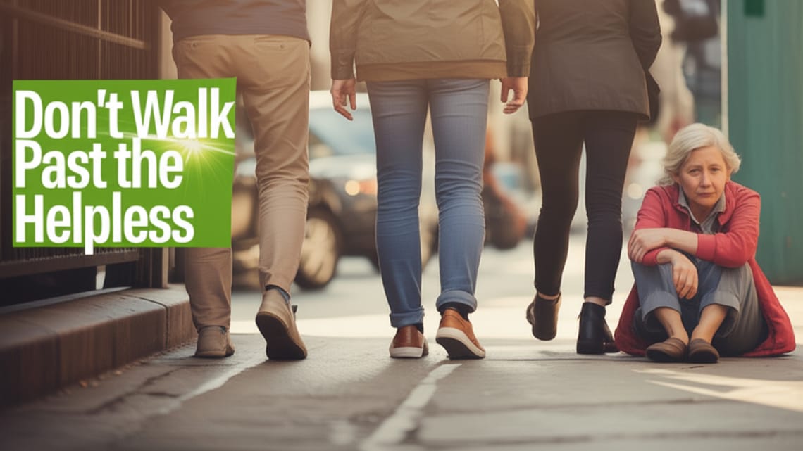 Day 5 - Walk with Jesus,  Help the Wounded