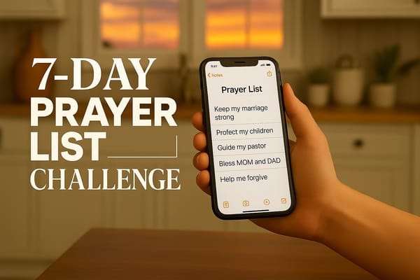 The Prayer List Challenge