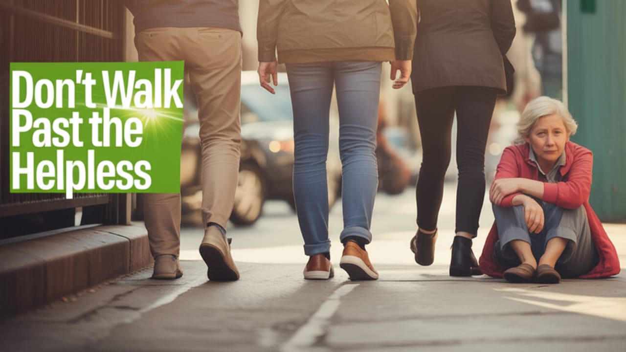 Day 5 - Walk with Jesus,  Help the Wounded